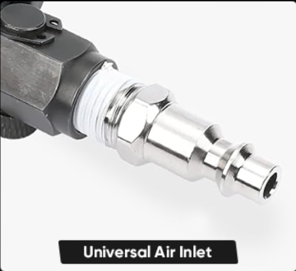 Miniatura 5 de Pistola neumática de tuerca remachadora, 14, 516 pulgadas, resistente y ajustable, con mandriles, kit de pistola de remachado, juego de remachadora,