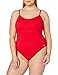 Haute Pression Damen D1001 Badeanzug, Rot (Rot), 42