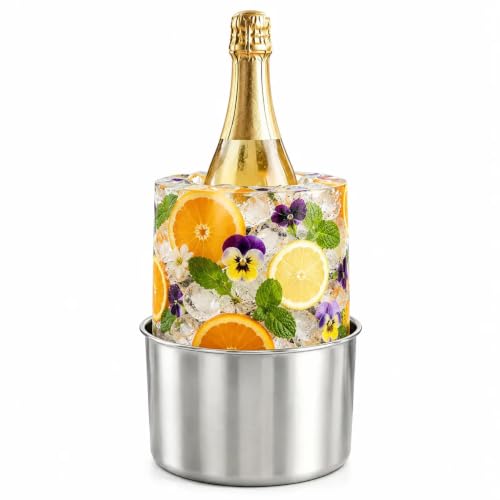 Ice Mold,Ice Bucket Mold, Ice Mold Wine Bottle...