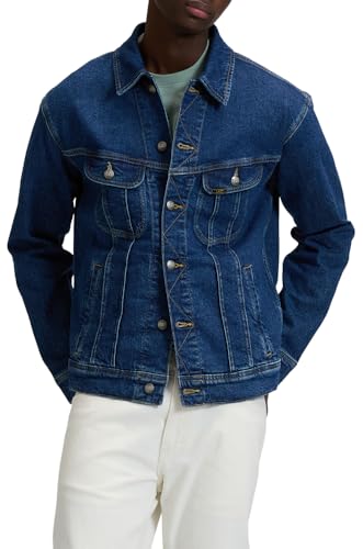 Veste en Denim Homme Lee ajustée et robuste pour éviter les blousons trop serrés