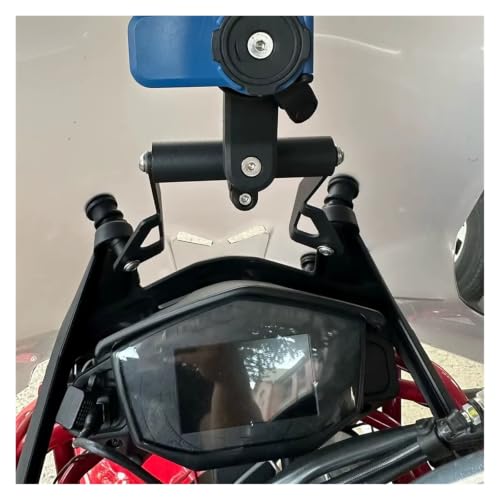 Support GPS Guzzi V85 TT Élevé : Évitez les Reflets - Support Navigation Moto Stable - 5