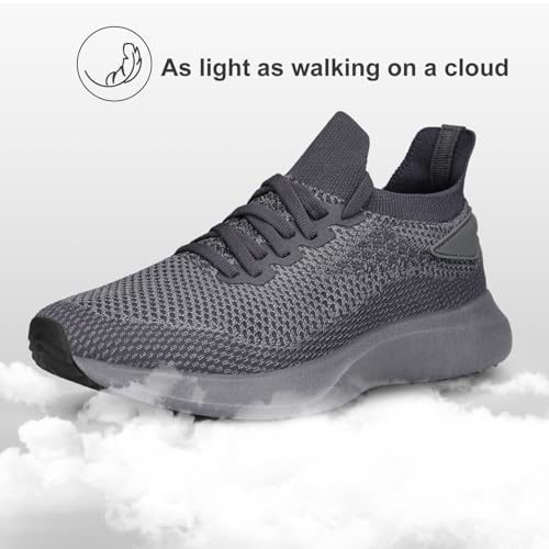 Image of Abboos Women's Walking Shoes - Lightweight Breathable Tennis Sneakers for All-Day Standing & Gym Workouts, Non-Slip Athletic Shoes for Travel and Jogging