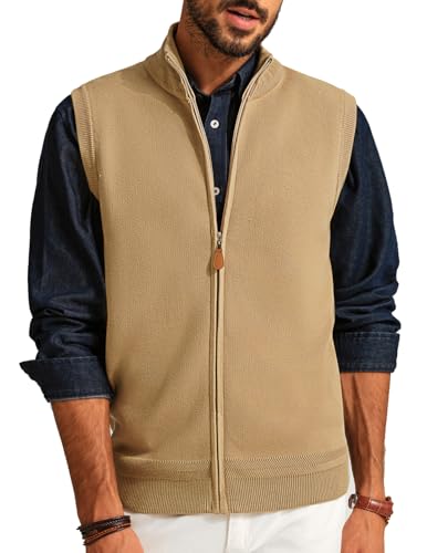 Pull en tricot pour homme PJ PAUL JONES décontracté à col montant chic en maille douce