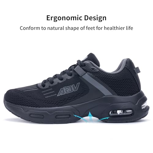 Image of AOV Women Arch Support Walking Shoes Orthotic Tennis Sneakers for Plantar Fasciitis Athletic Running Shoes