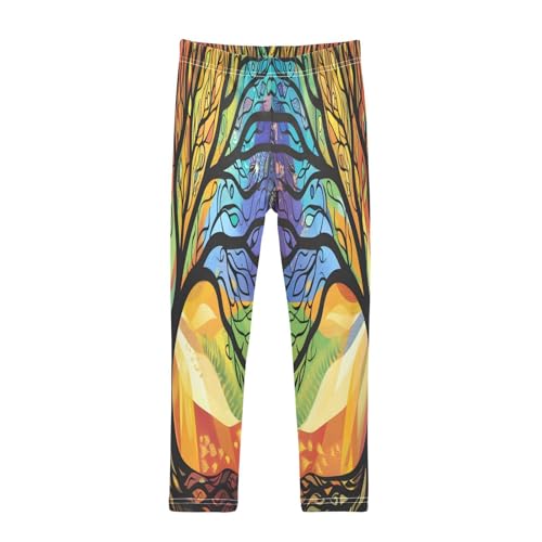 Toddler Girls Leggings Printed Yoga Pants Leggings Tree with Vibrant Branches for Kids