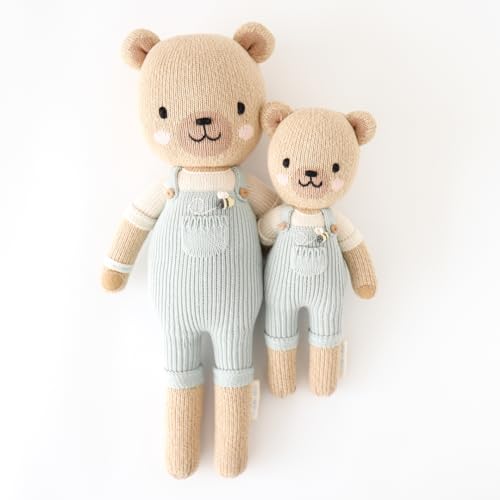 Muñeco tejida a mano oso Charlie de 20 pulgadas miniatura 6
