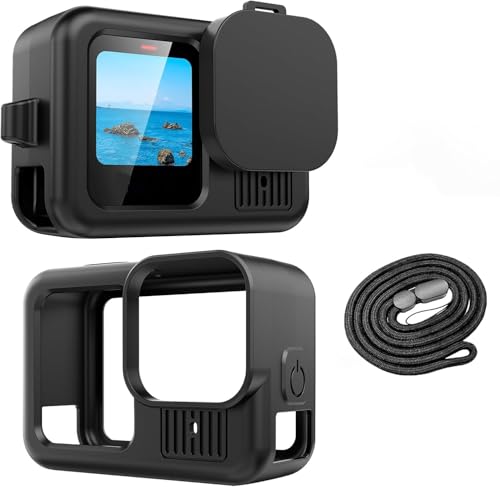 Image of Action Pro Silicone Protective Cover Lanyard and Lens Cap Compatible with Hero 13 Action Camera