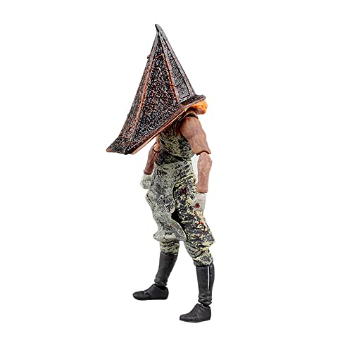 Duezkup The Pyramid Head Action Figure Evil Red Pyramid Thing Bogeyman Pvc Model Toy Computer Desk Decoration #TOP14