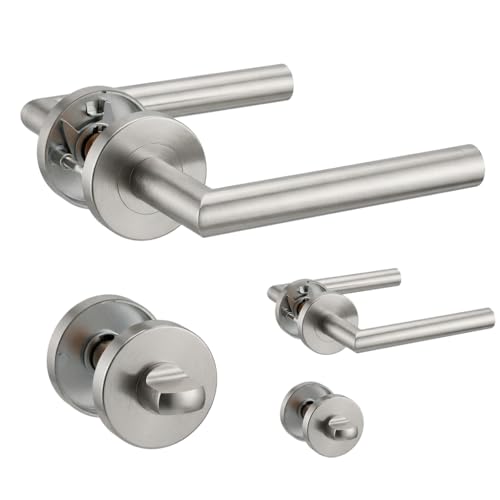 Poignée de porte à levier argent pour créer un cocon de sérénité