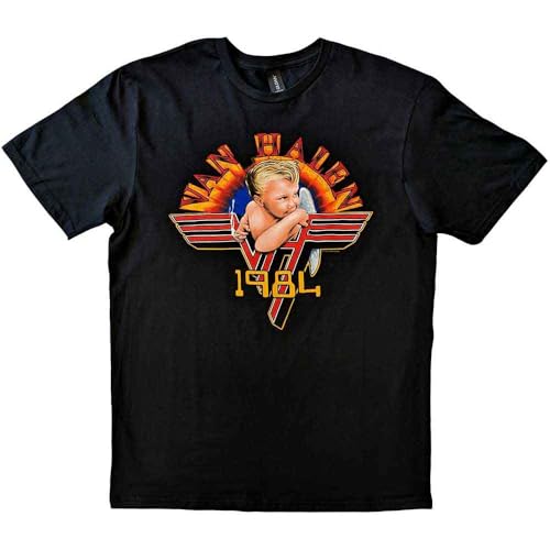 Mens Van Halen Cherub 84 T-Shirt X-Large Black