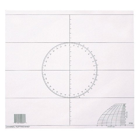 Marine Navigation Universal Plotting Sheet