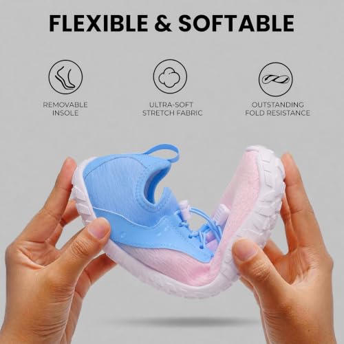 Image of Barefoot Water Shoes for Men Women 2026 Quick Dry Athletic Shoes Non-Slip Wide Toe Aqua Footwear Beach Swim Hiking Kayaking Yoga Outdoor Sport