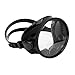VINGVO Diving Goggles, Oval Antifog Diving Goggles, Food Grade Silicone, Adjustable for Underwater (Black)
