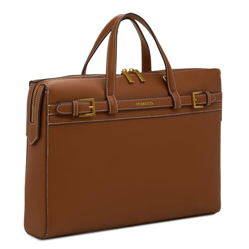 Image of Miraggio Shalom Laptop Bag | 14 inch Padded Laptop Sleeve With Adjustable & Detahcable Strap | Unisex Laptop Bags For Office | Laptop Cover Bag