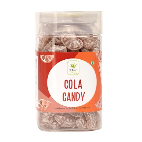 Newtree Hoots Candy Combo Pack Cola Candy & Paan Candy, Combined Weight 360gms II Flavoured Sugar Candy II Sweet & Chatpata Candy II Pack of 2