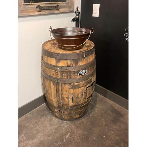 15roundcopperbucketsink Urban Country Home Decor 15 round copper bucket sink urban country home decor