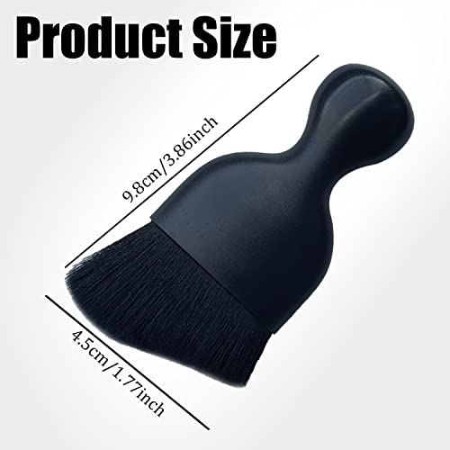 Jddry Car Detailing Brush Tool,Portable Automotive Interior Dust Brush,Car Cleaning Brushes Duster,Soft Bristles Detailing Brush,Universal Brushes For Car/Home/Office//Computer(Black,1Pc) #TOP1