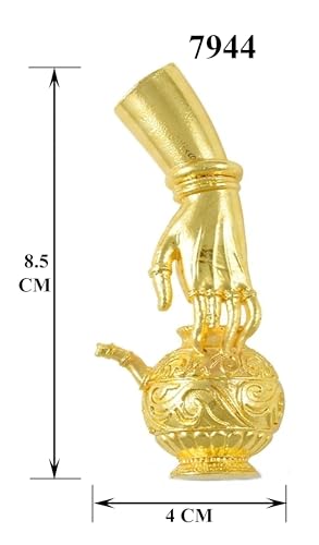 Image of Deity God Jewellery Gold Plain lord vishnu mohini amrita(amrutham) carrying pot with hand (7944-7944A)