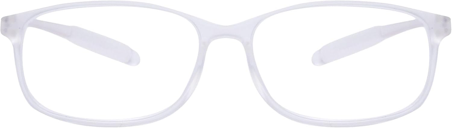 Gabriel + Simone Flexi-Grande Reading Glasses for Men and Women Frame, Light Blocking,Scratch-Resistant Lenses with Case