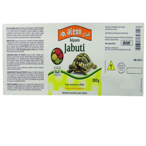 Alimento Alcon para Répteis Jabuti - 300g