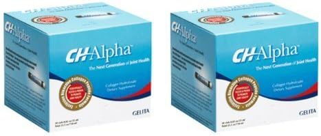 CH-Alpha ChAlpha Joint Health Collagen Hydrolysate Supplement (30ct) - 2 Boxes by Gelita Health Products