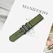 Yeejok Venu 2S Band Nylon, Vivoactive 4S 40mm Nylon Watch Band Replacement, 18 mm Quick Released Watch Strap Compatible for Garmin Vivoactive 3S 39mm, Captain Marvel 40mm-Olive Green