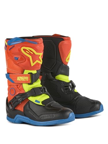 Image of Alpinestars Tech 3 Motocross Boots for Off-Road Riding with TPU Protection and Buckle Closure
