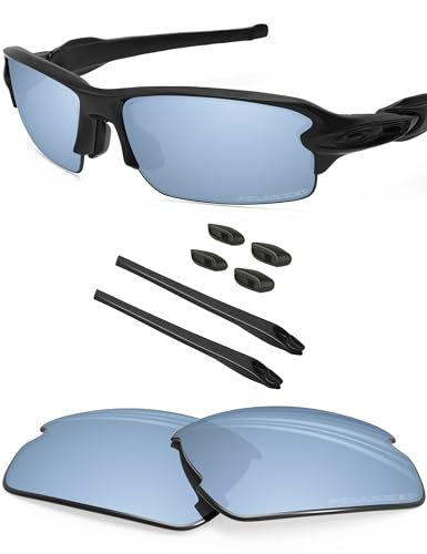 Image of BLAZERBUCK Replacement Lenses & Sock Kit for Oakley Flak 2.0 OO9295 Sunglasses