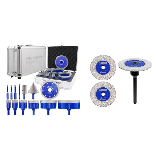 Kit de brocas para azulejos diamantadas 13 piezas miniatura 1