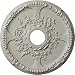 Ekena Millwork CM18SEPCF Antioch Ceiling Medallion, 18"OD x 3 1/2"ID x 1 3/8"P, Hand-Painted Pot of Cream