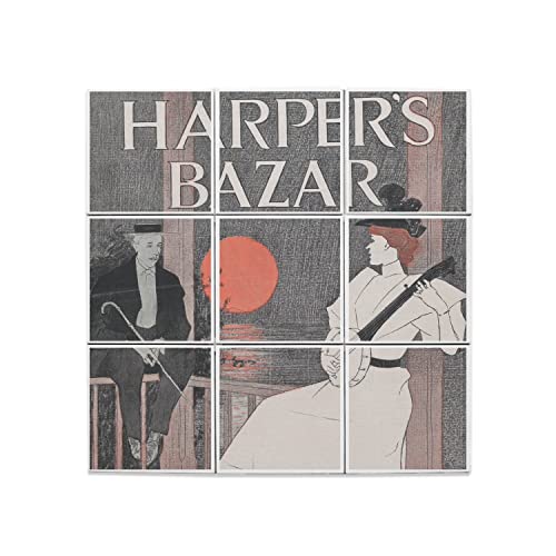 Carreaux céramique vintage Harper's Bazar pour une cuisine rétro
