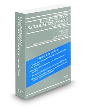Paperback U.S. Citizenship and Naturalization Handbook, 2008-2009 ed. Book