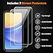 Ezanmull for Samsung Galaxy A15 5G Phone Case, [15 FT Military Grade Drop Protection] [Glass Screen Protector + Camera Lens Protector] Non-Slip Shockproof Case for Samsung Galaxy A15 5G (Black)
