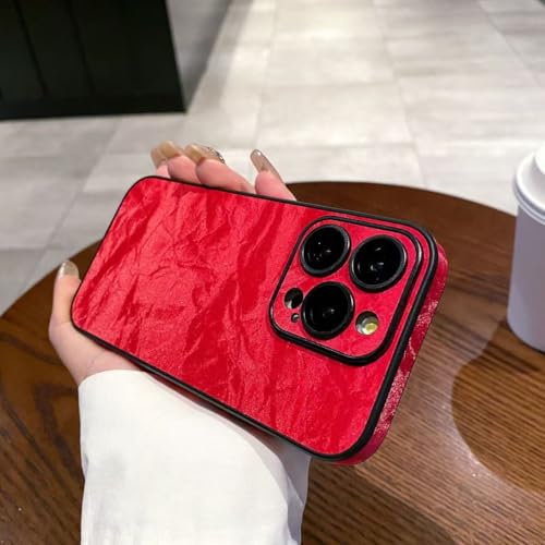 Coque antichoc iPhone 15 Plus rouge idéale pour les voyages et sorties sportives
