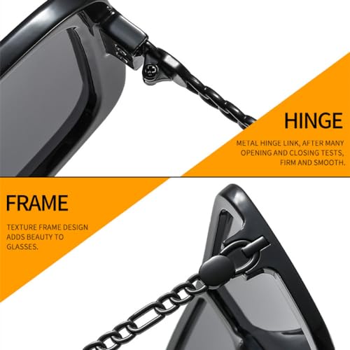 Lunettes de soleil à la mode carré dégradé protection UV400