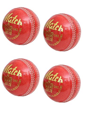Balle de cricket en cuir tannée à l'alun cousue main CW pour club
