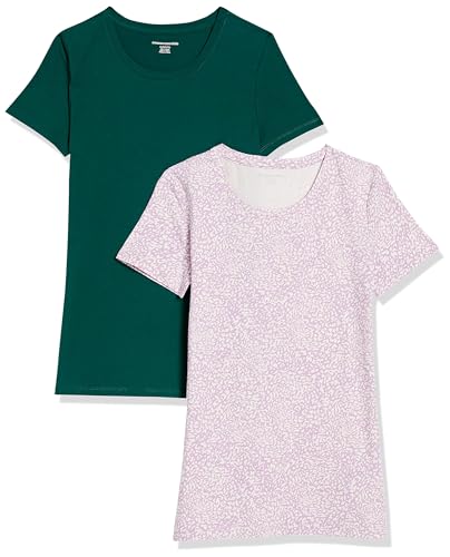 Image of Amazon Essentials Women's Regular-Fit Short-Sleeve Crewneck T-Shirt, Multipacks