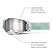 100% ARMEGA Premium Protective Sport Goggles with Ultra HD Lens & Nose Guard (Fargo - Mirror Silver Flash Lens)