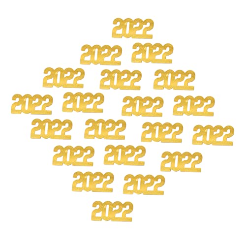 PLAFOPE 3paquetes Confetti De Para Decoración De Año De Esparcir Adornos Para Mesa y Manualidades Elegante y