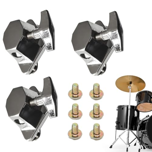 Support de tom au sol avec 3 fixations en alliage de zinc robuste pour batterie acoustique