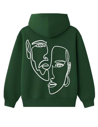 Hoodie Rich.Art broderie One Line 3D sweat oversize double visage coton