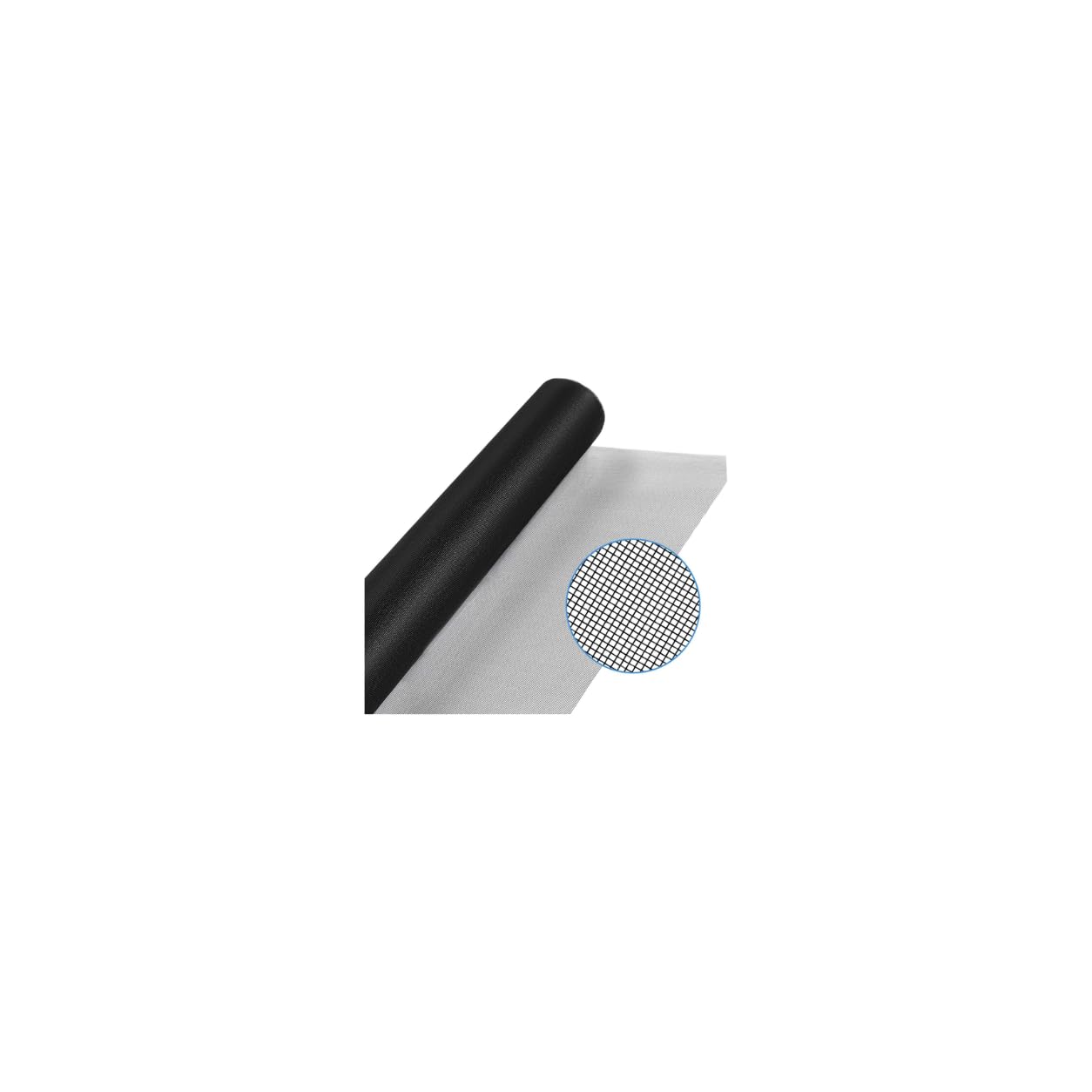 WRS 36" x 100' Window Screen Mesh Roll, Charcoal Fiberglass, For Windows