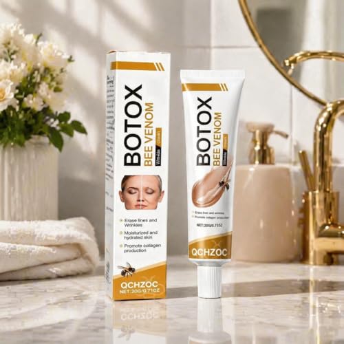 FLEXQW Bee Venom Face Cream, Anti-Aging Moisturizer with Bee Venom & Nourishing Ingredients, Skin Firming & Lifting Cream to Reduce Fine Lines & Wrinkles, Hydrate & Brighten for Smooth Youthful Skin