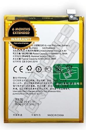 Image of BLP693 Battery for Realme 3 RMX1825 RMX1821 Battery with 6 Month Warranty**** (U137)