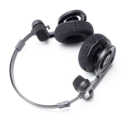 Almohadillas de espuma premium compatibles con Koss Porta Pro PP KSC35 KSC75 KSC55 (Negro completo) miniatura 4