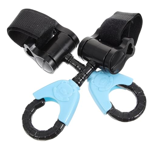 GARVALON 2 pcs Stroller Hooks Rotating Bag Hooks for Durable Design for Stroller Bike Bicycle Convenient Hanging for Diaper Bags Purses