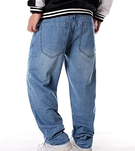 Jeans Hip Hop da Uomo Baggy Fashion Street Dance