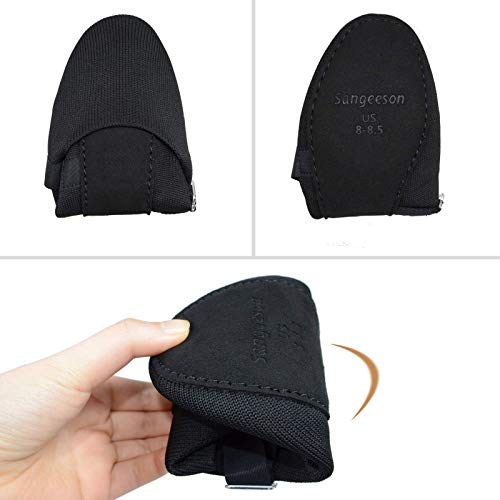 Ballet Shoes for Women( Leather Full Sole, Arch Support, Breathable), Yoga Socks for Men, Jazz Shoes, Ballerina Shoes, Dance Shoes Women for Beginner, Barre Slipper Socks for Pilates Size 8-8.5, Black