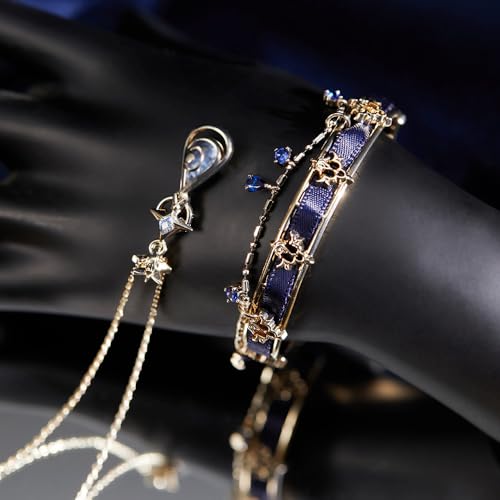 GENSHIN IMPACT Furina Impression Series - Multipurpose Choker Necklace&Two-Layered Ribbon Bracelet3