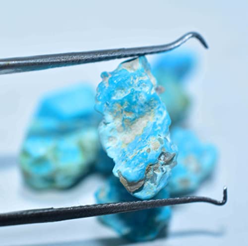 Genuine Raw Turquoise Stone, Loose Gemstone And Crystals, Wholesale Lot, Blue Rough Crystals, Turquoise Rock, Jewelry Making Supplies, Diy & Crafts #TOP3